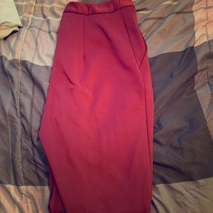 Red Dress Pants. Size Small